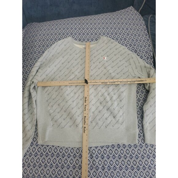 Vintage Gray Champion Reverse Weave Thick Monogram Men's Size XL - Picture 7 of 16